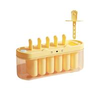 Flexible Silicone Molds, Easy Release Ice Maker, Maker with 6 Cavity Design, Treat with BPA Free Material, Dessert Reusable Sticks Set, Ice Mold for Summer Party Use
