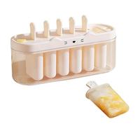 Flexible Silicone Molds, Easy Release Ice Maker, Maker with 6 Cavity Design, Treat with BPA Free Material, Dessert Reusable Sticks Set, Ice Mold for Summer Party Use