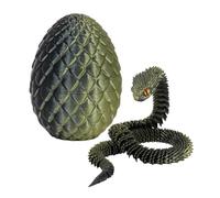 Flexible Snake Egg Toys - Fidget Articulated 3D Printed Animal Toy | Articulated Toy Flexible Snake Egg Toys for Birthday Christmas Holiday