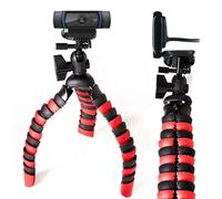 Flexible Trípode para Webcam Logitech C920 Brio 4K C925e Microsoft Soportes Mesa