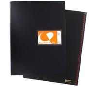 Flexibloc PP Opaco Rígido Folio 40 Fundas Negro FlexiBloc Grafoplás