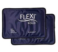 FlexiKold - Paquetes de hielo de gel suave y flexible para lesiones - Paquete frío reutilizable para congelador, compresa fría y almohadilla de gel de refrigeración para lesiones de cara, hombros,