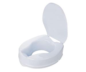 flexilife - Asiento elevador para inodoro con tapa. Adaptador WC para personas con habilidades motoras restringidas por cualquier circunstancia (15 cm)