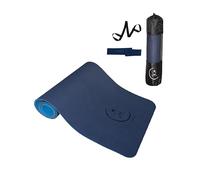 FLEXIMOON Esterilla yoga, Esterilla pilates, Bandas elasticas, Bandas de resistencia, Yoga accesorios, Yoga mat, Esterilla de yoga, Colchoneta yoga, Resistance bands, Tapete yoga (Azul)