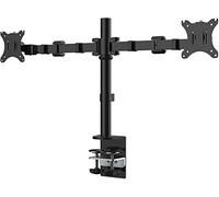 Fleximounts Soporte de Mesa con Doble Brazo de Movimiento Completo cuadra a Monitor de 10"-27" (25-69cm) (D1D)
