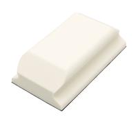 Flexipads World Class Mano Bloque Pulidor Forma Blanco Puro Grip 70 x 125mm FLE9