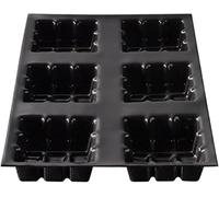 Flexipan Molde de 6 tabletas pequeñas - Chocolate pastelería, aperitivo salado, Brownie, Gouter - Horno antiadherente para hornear homogénea - Accesorio reutilizable, formas originales - Desmoldar