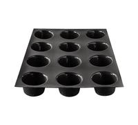 FLEXIPAN - Molde para muffins (12 tortas suaves, dulces o saladas) - Cocinar Uniforme, antiadherente, de alta resistencia - Accesorio pastelería, cocina - partes individuales - Fabricación francesa