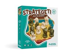 FlexiQ FXQ503 - Strategeti, Juego Familiar de Mesa de Estrategia para 2 Jugadores. Más 7 años