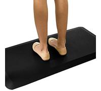 FLEXISPOT Alfombra Antifatiga Ergonómica de Escritorio, de Goma, Reduce el Dolor de Pies, Rodillas y Músculos, Estera para Estar de pie Frente a un Escritorio o Mientras se está en la Cocina, Negro