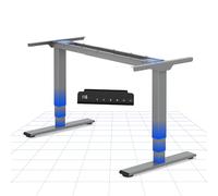 FLEXISPOT E1 MAX Estructura Escritorio Elevable Eléctrico con 2 Motores y 3 Patas Marco Escritorio Elevable Ajustable en Altura de Acero con 4 Funciones de Memoria 60-125CM(Marco en Gris)