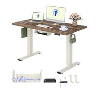 FLEXISPOT E1 Pro Escritorio Elevable Eléctrico 120x80cm con Tablero Entero