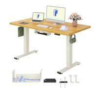 FLEXISPOT E1 Pro Escritorio Elevable Eléctrico 140x80cm con Tablero Entero