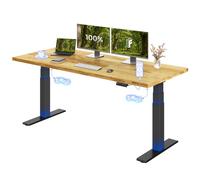 FLEXISPOT Escritorio Elevable 180x80cm Mesa Eléctrico Tablero Roble