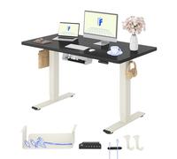 FLEXISPOT Escritorio Elevable Eléctrico 120x60 Doble Motor, Tablero Entero | Tablero Entero 25 mm, Mesa Elevable Altura Ajustable, 100 kg Capacidad, 4 Memorias, Anticolisión, Garantía 5 Años