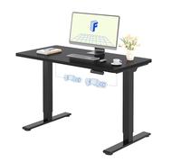 FLEXISPOT Escritorio Elevable Eléctrico 120X80cm con Tablero Entero con 2 Motor, Standing Desk, Mesa Elevable Escritorio de Elevable con 4 Opciones de Memoria Inteligente para Oficina y Hogar(Negro)