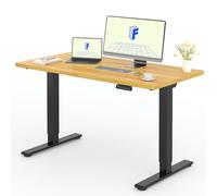 FLEXISPOT Escritorio Elevable Eléctrico 140X80cm con Tablero Entero con 2 Motor, Standing Desk, Mesa Elevable Escritorio de Elevable con 4 Opciones de Memoria Inteligente para Oficina y Hogar-Arce