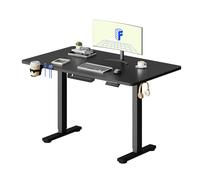 FLEXISPOT Escritorio Elevable Eléctrico Mesa Escritorio con Tablero 110x54cm, Standing Desk, Mesa Elevable con 2 Ganchos, Portavasos y Organizador de Cables, 4 Botones de Memoria, para Oficina & Hogar