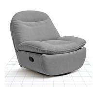 FLEXISPOT Sillón Relax, Sófa Giratorio 360° con Función Balancín, Silla Reclinable con 2 Bolsillos Laterales, Respaldo y Reposapiernas Ajustables por Separado para Dormitorio, Salón y Cine en Casa