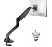 FlexiSpot Soporte Monitor 17-49″ - Brazo Soporte Monitor Ajustable en Altura, Pinza de Escritorio, Inclinación, Giro y Rotación 360°, VESA 75/100 mm, Carga 2-20 kg, Gaming