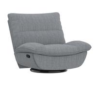 FLEXISPOT XC6 Sillón Relax, Sófa Giratorio con Función Balancín, Sillon TV con Respaldo Ajustable, Silla Reclinable para Dormitorio, Salón y Cine en Casa (Gris Claro)