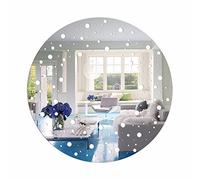 FLEXISTYLE Espejo Decorativo Constellation de diseño Moderno, Espejo acrílico de 3 mm de la UE, salón, Dormitorio, Pasillo, irrompible, decoración para el hogar, Plata