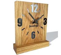 FLEXISTYLE Moderno Reloj de pie pequeño de Madera Roble salón baño (Estilo 1)