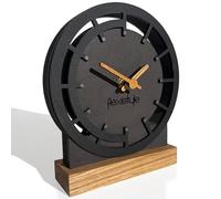FLEXISTYLE Moderno Reloj de pie pequeño de Madera Roble salón baño (Estilo 6)