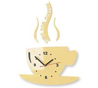 FLEXISTYLE Reloj de Pared para Cocina con Forma de Taza