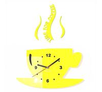 FLEXISTYLE Reloj de Pared para Cocina con Forma de Taza