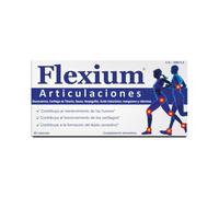 Flexium Articulaciones 60 Cápsulas - Contribuye al Mantenimiento de los Huesos, al Funcionamiento de los Cartílagos y a la Formación de Tejido Conectivo - con Glucosamina, Manganeso y Vitaminas