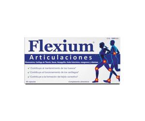 Flexium Articulaciones 60 Cápsulas - Contribuye al Mantenimiento de los Huesos, al Funcionamiento de los Cartílagos y a la Formación de Tejido Conectivo - con Glucosamina, Manganeso y Vitaminas