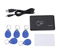 flexman 125KHZ RFID Lector Tarjetas Identificación Escritor Copiadora Duplicadora, Lector y Escritor Inteligente Sin Contacto RFID con 1 Tarjeta 5 Etiquetas Llave