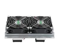 flexman 12V 12A Enfriador Termoeléctrico, Sistema de Enfriamiento de Refrigeración Peltier Termoeléctrico, Mini Refrigerador DIY Mini Dispositivo de Enfriamiento de Aire Acondicionado para Mascotas