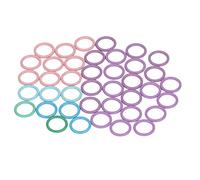 FLEXMAN 40 Piezas Marcadores Puntada Redonda, Anillos Puntada Tejer Redondos Marcadores Puntada Ganchillo Plástico, Accesorios Costura Anillos Marcadores Plástico, Puntada Bloqueo