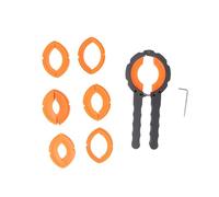 flexman Abridor de Bisel de Reloj, Herramienta de Cambio de Espejo de Cristal de Reloj, Extracción de Cubierta Protectora con 12 Biseles para Abrir el Bisel del Reloj Sin Dejar