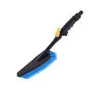 FLEXMAN Cepillo de Lavado de Autos con Accesorio de Manguera, Cepillo de Piso de Lavado de Cabello Suave de 22 Pulgadas con Mango Desmontable y Bote de Espuma para Limpiar Autos