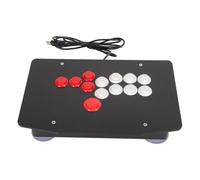 flexman Controlador Sin Palanca Arcades Stick, USB Arcades Fight Stick con 5 Teclas Direccionales 8 Botones de Función Grandes, Arcades Game Fighting Joystick para PC para STEAM