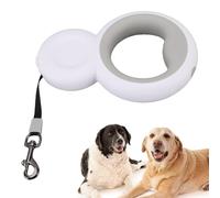 FLEXMAN Correa Retráctil para Perro, Cinta Nailon Resistente Retráctil 9,84 Pies Largo, Freno con una Mano, con Luz LED Recargable para Perros Pequeños hasta 30 Kg, Almacenamiento
