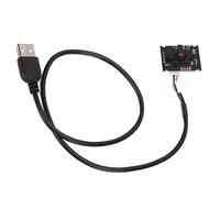 flexman HBVCAM 3M2111 V22 Módulo cámara 64° 3 MP, Placa cámara Web Enfoque Manual 3,5 mm con Cable USB para máquinas publicitarias Reconocimiento Facial Drone Fotografía aérea