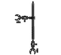 flexman Kit de Montaje para Cámara Motocicleta, Soporte para Manillar Bicicleta Motocicleta Soporte Abrazadera para Manillar y Palo Selfie 59 Pulgadas para Hero12/11/10 ONEX4/X3/X2