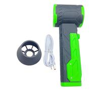 FLEXMAN Soplador Seco a Chorro de 12,6V 40A, Soplador Turbo Secador de Mano de Alta Velocidad con Conducto de 50mm, Plumero de Aire Eléctrico Inalámbrico para Limpieza de Patio