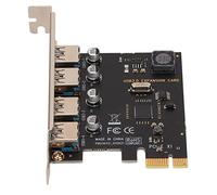 flexman SU U3042 Tarjeta de Expansión PCI e a USB 3.0 de 4 Puertos Ranura PCI EX1 X4 X8 X16 Aplicable, Tarjeta de Expansión de Encabezado USB Interno para Escritorio XP Win7 Win8 Win8.1 Win10