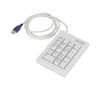 flexman Teclado Numérico con Cable de 17 Teclas, Interruptor de Acción Lineal Mecánico Portátil, Teclado Numérico, Teclado Numérico Contabilidad Financiera para Negocios, Control