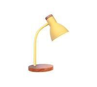 Flexo argos bel air diseño nórdico amarillo/madera ø15x42 cm