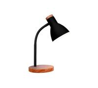 Flexo argos bel air diseño nórdico negro/madera ø15x42 cm