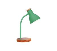 Flexo argos bel air diseño nórdico verde/madera ø15x42 cm