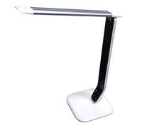 Flexo articulado 10W 800lm blanco/plata, 3000-4000-6000K, regulable, dimensiones 57x34x18cm, ideal para iluminación de estudio y escritorio.