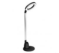 Flexo calcita 8w 640lm 4000k negro/plata 55x16x16 cm tactil y regulabl