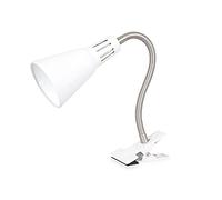 Flexo con pinza Nuka E14 Blanco